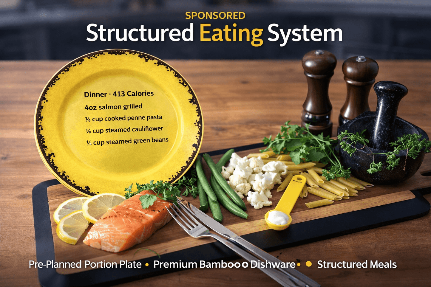 Structured Eating System – 35 Plate Portion Control Set