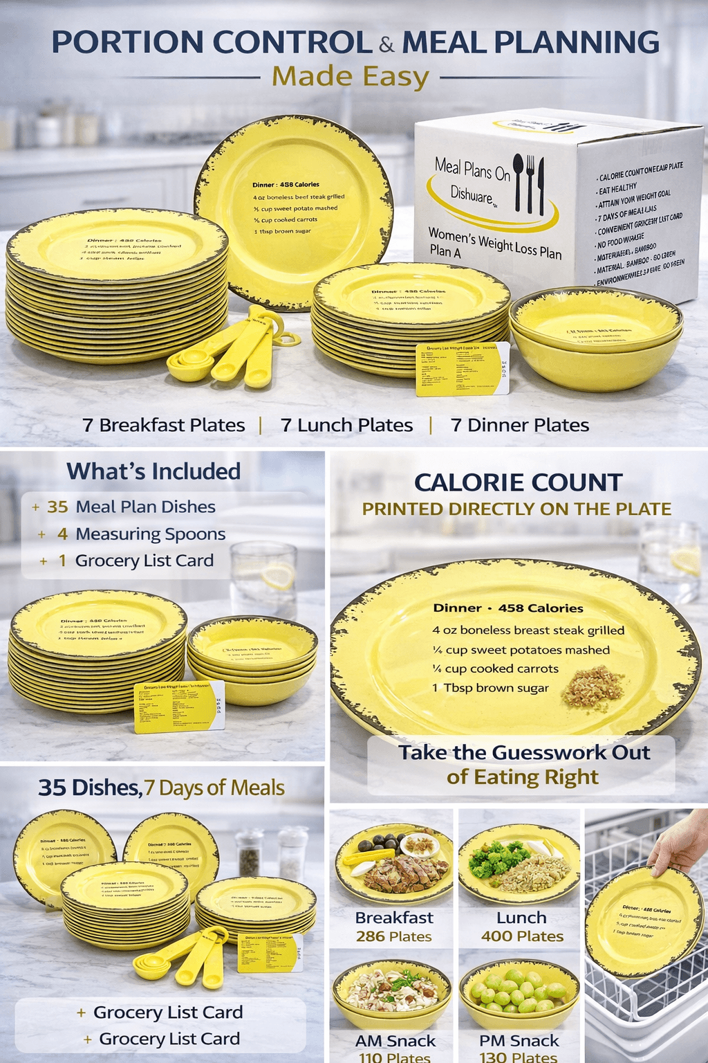 Structured Eating System Portion Control Set