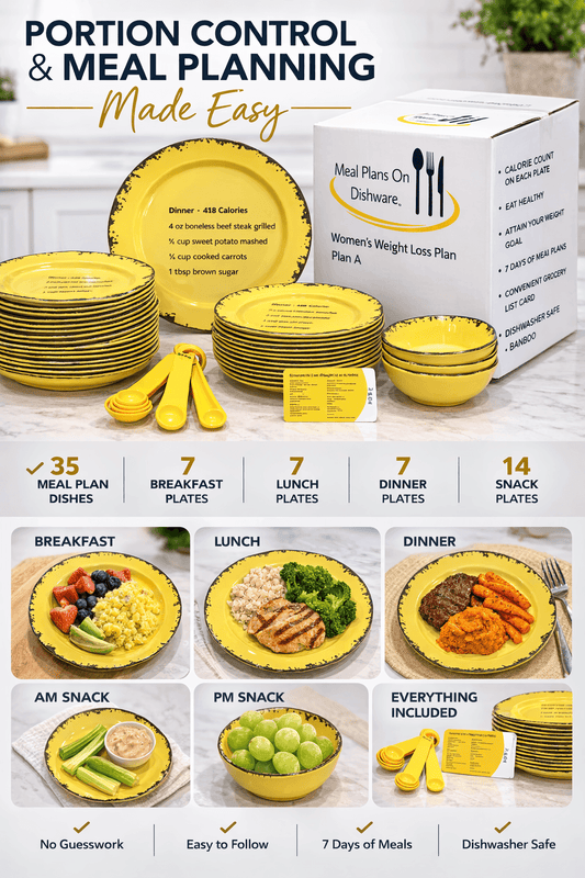 Structured Eating System – 35 Piece Portion Control Set