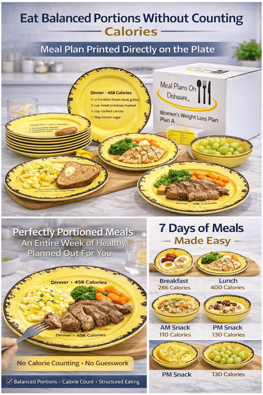 Structured Eating System – 35 Plate Portion Control Set